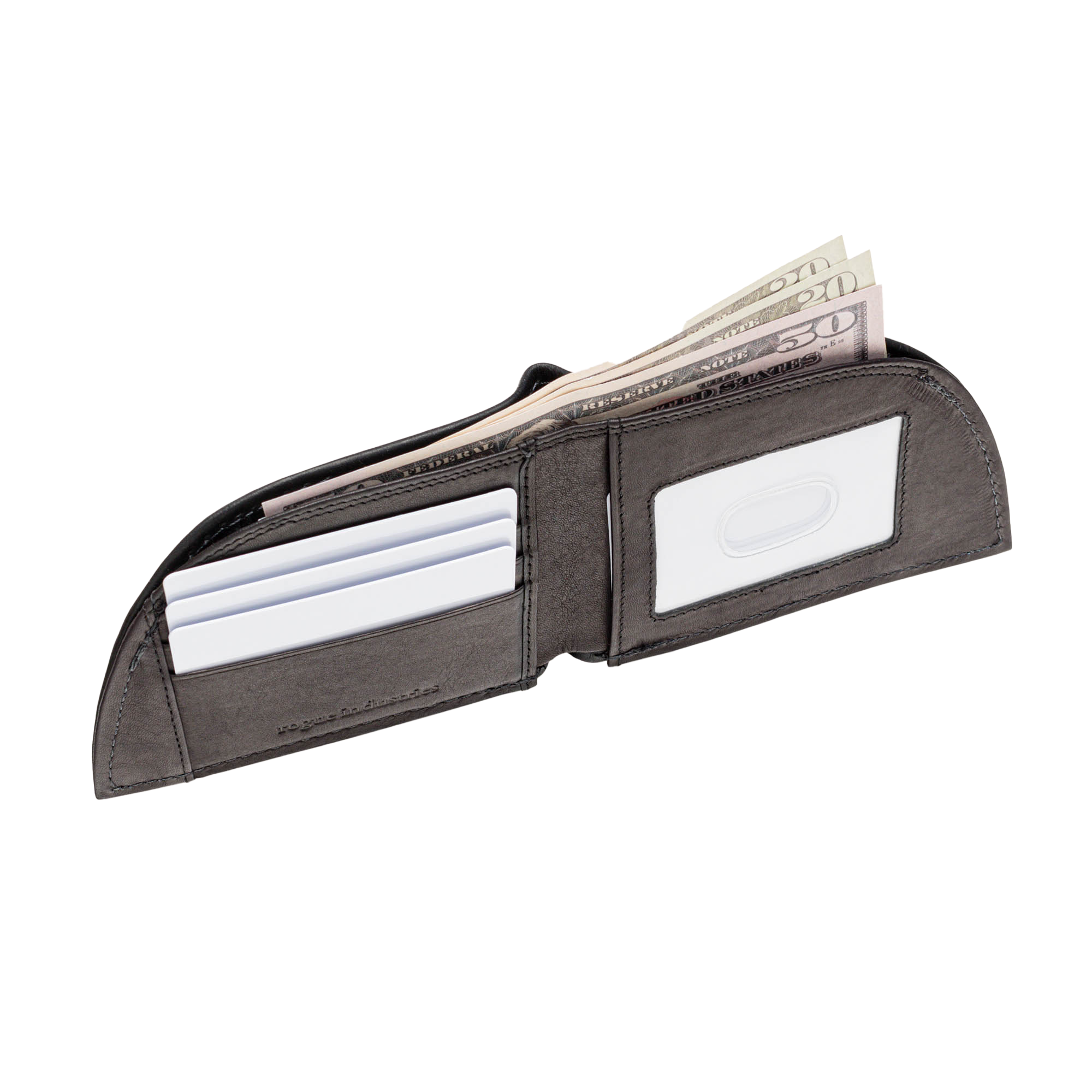 American Bison Leather Front Pocket Wallet