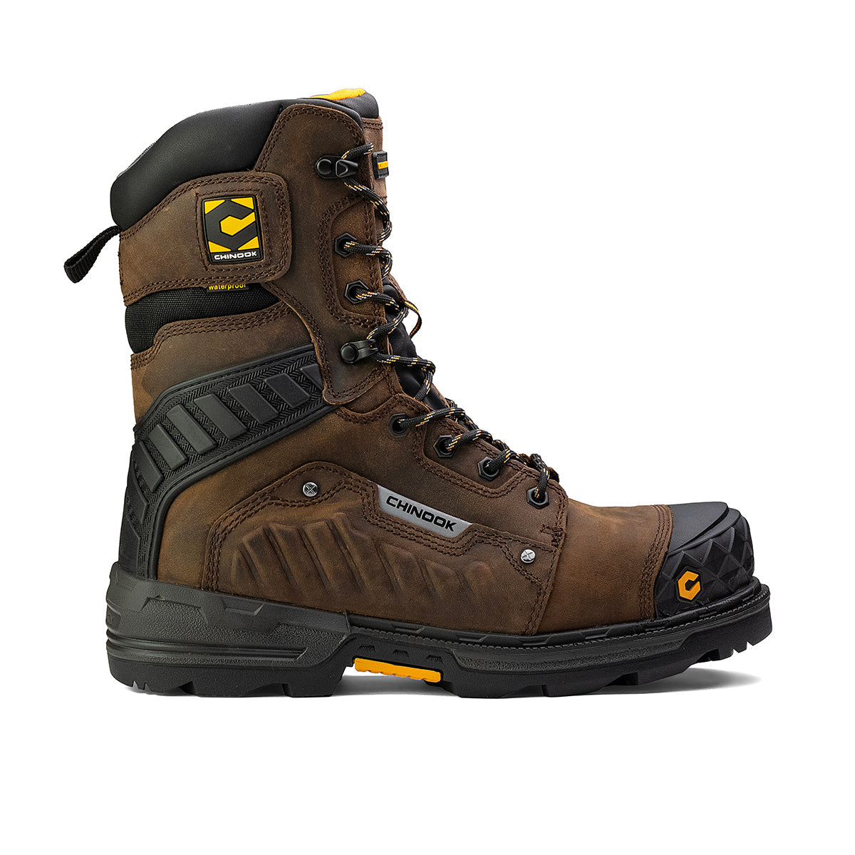 Scorpion 9” Composite Toe Men's Waterproof Work Boot – Brown