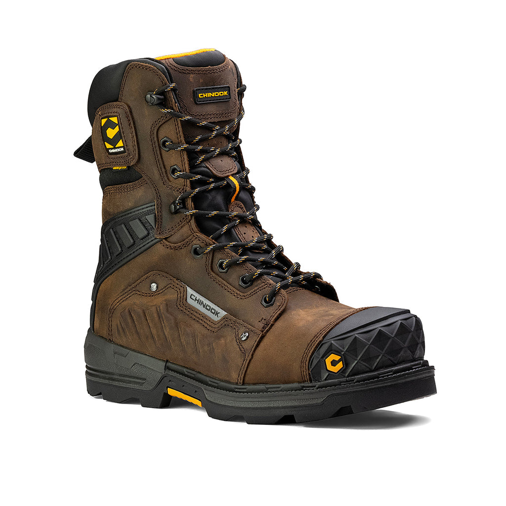Scorpion 9” Composite Toe Men's Waterproof Work Boot – Brown