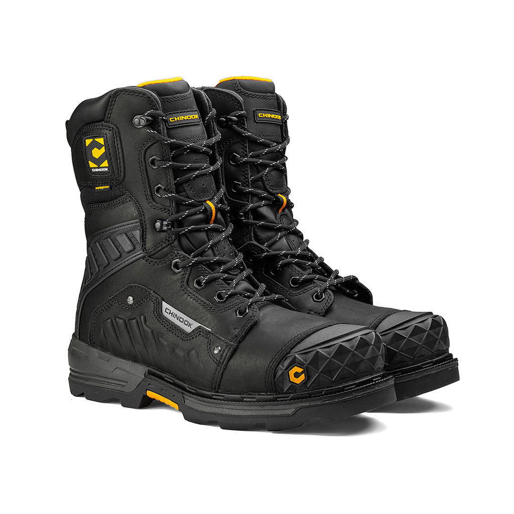 Scorpion 9” Composite Toe Men’s Waterproof Work Boot - Black