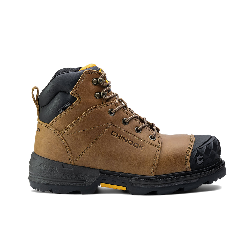 Maverick 6” Comp Toe Men’s Waterproof Work Boot - Wheat