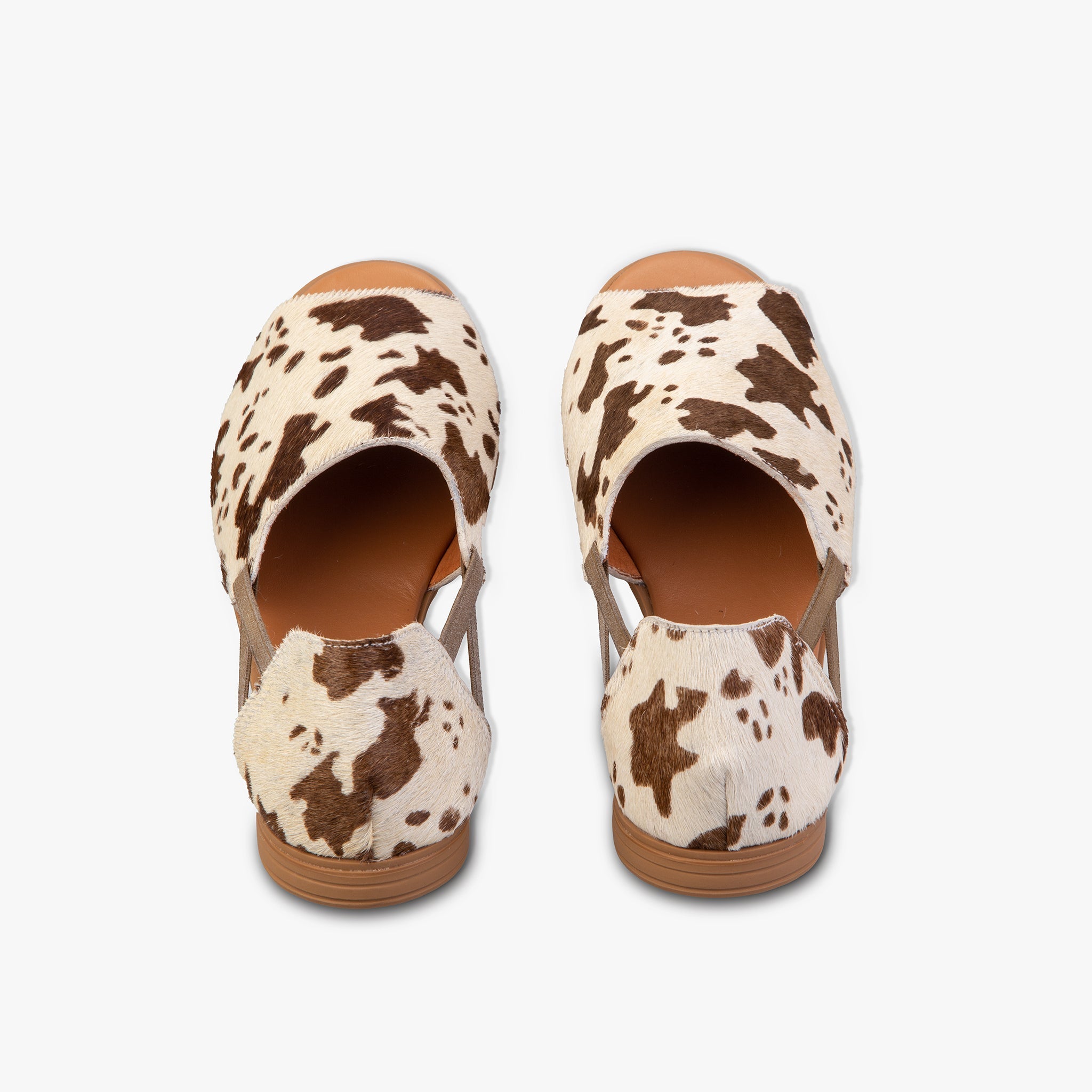 Spotted Luxe Peep Toes