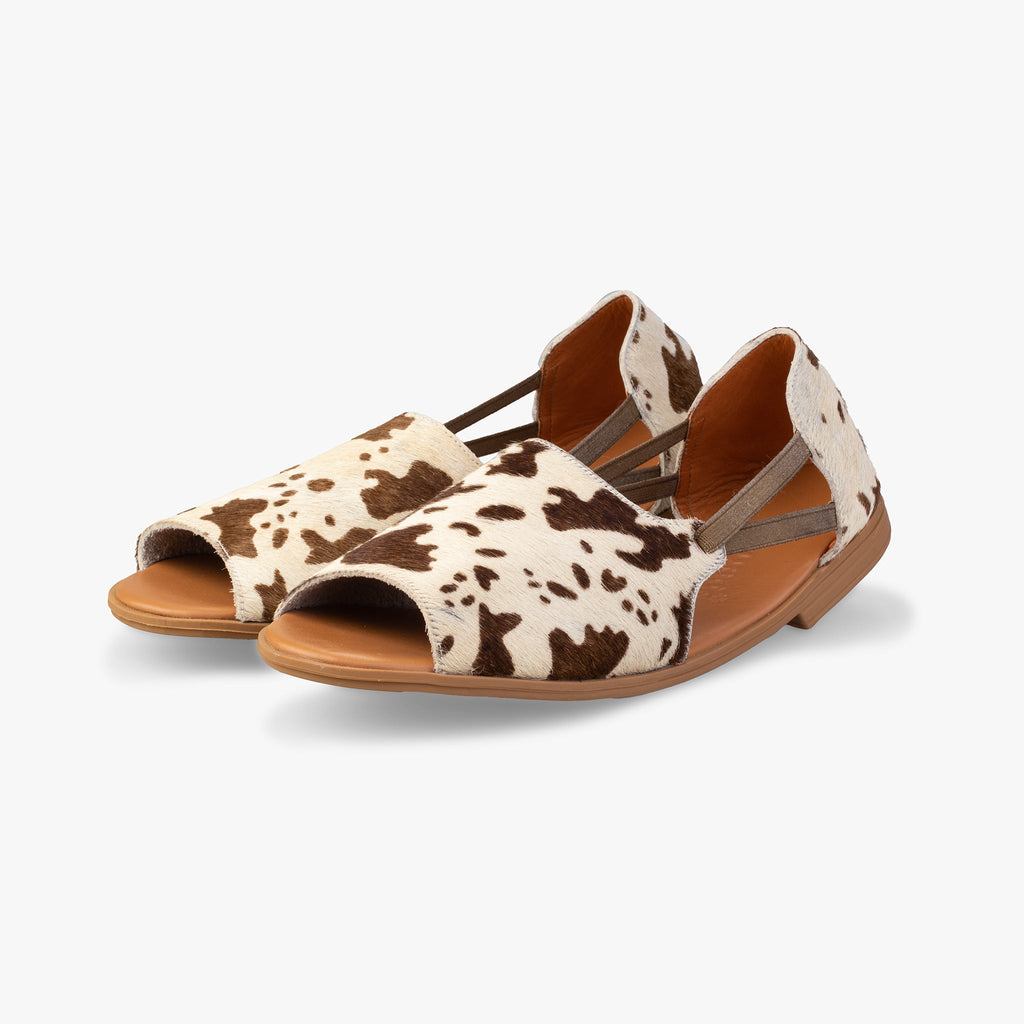 Spotted Luxe Peep Toes