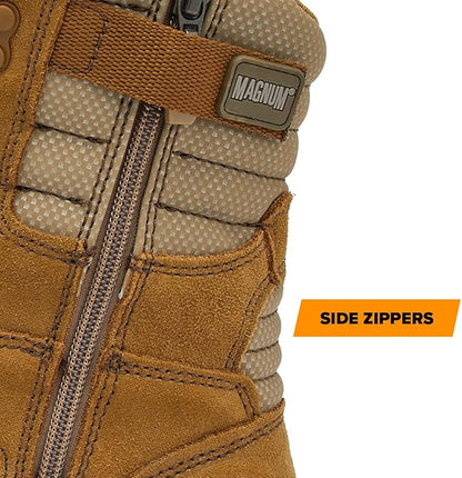 MAG SHIELD Suede Leather 8" Work Boot WP