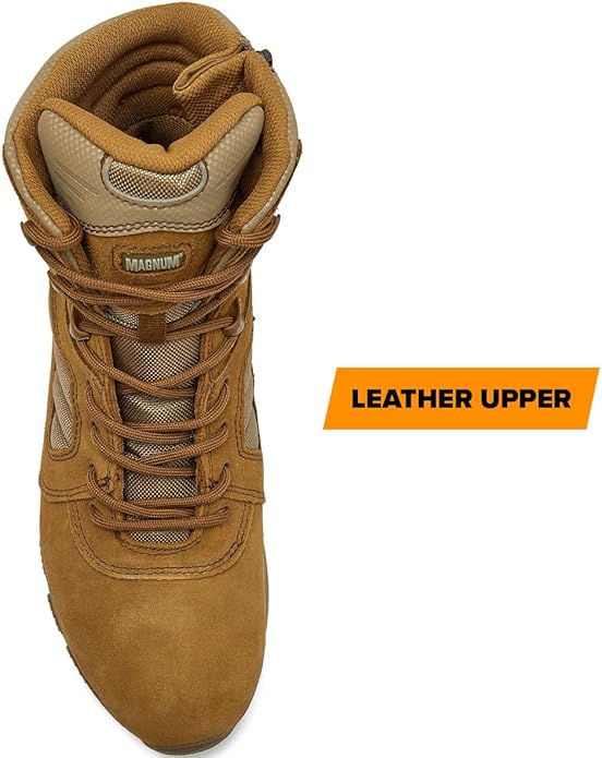 MAG SHIELD Suede Leather 8" Work Boot WP