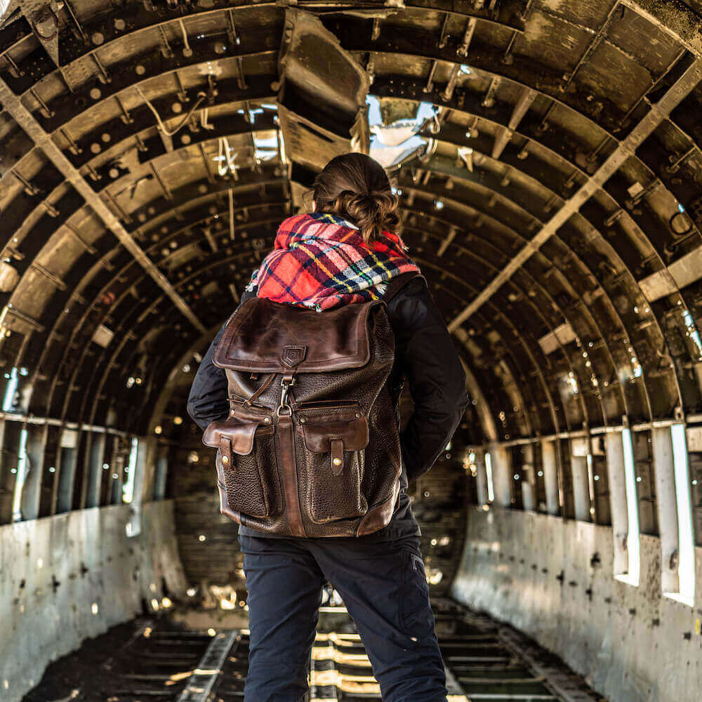 Theodore Leather Backpack