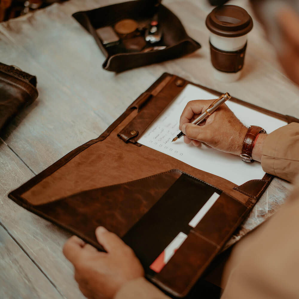 Benjamin Leather Padfolio