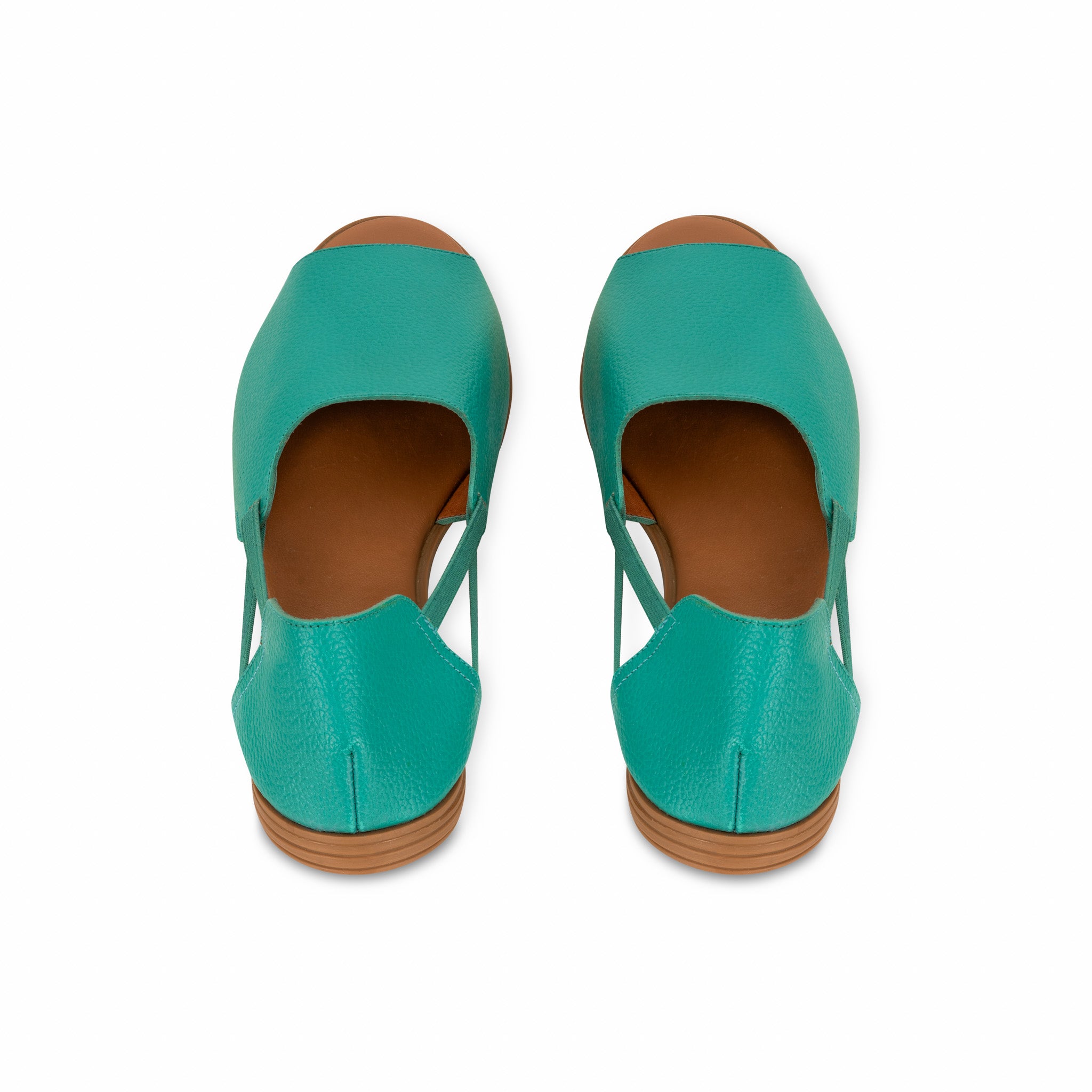 Turquoise Peep Toes