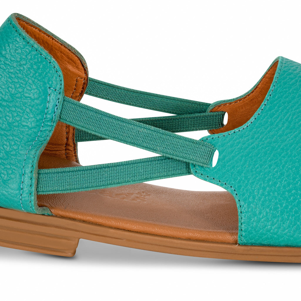 Turquoise Peep Toes
