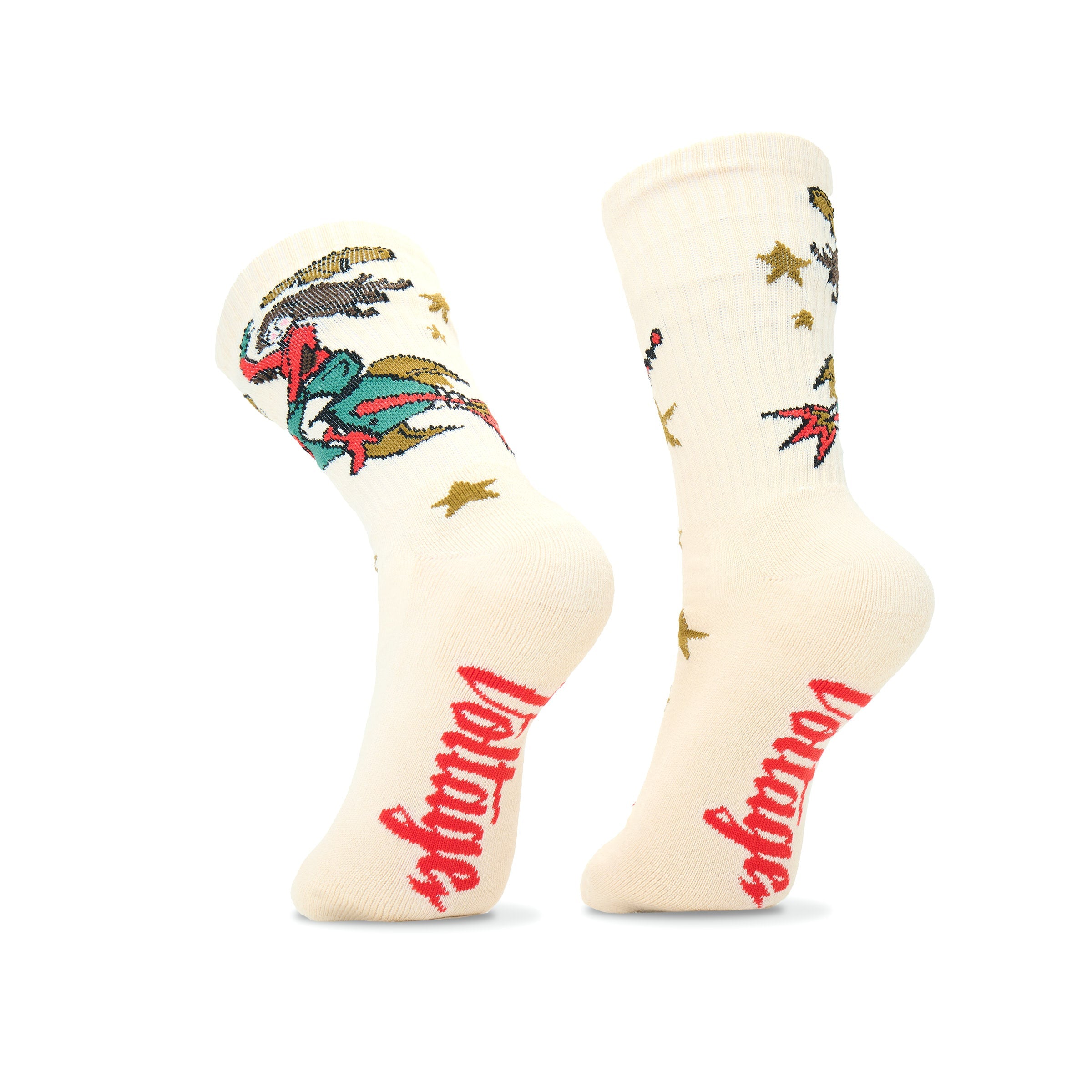 Space Cowgirl Lucky Cotton Crew Socks