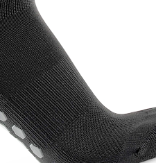 GripSocks for Soccer - Crew Height - Black