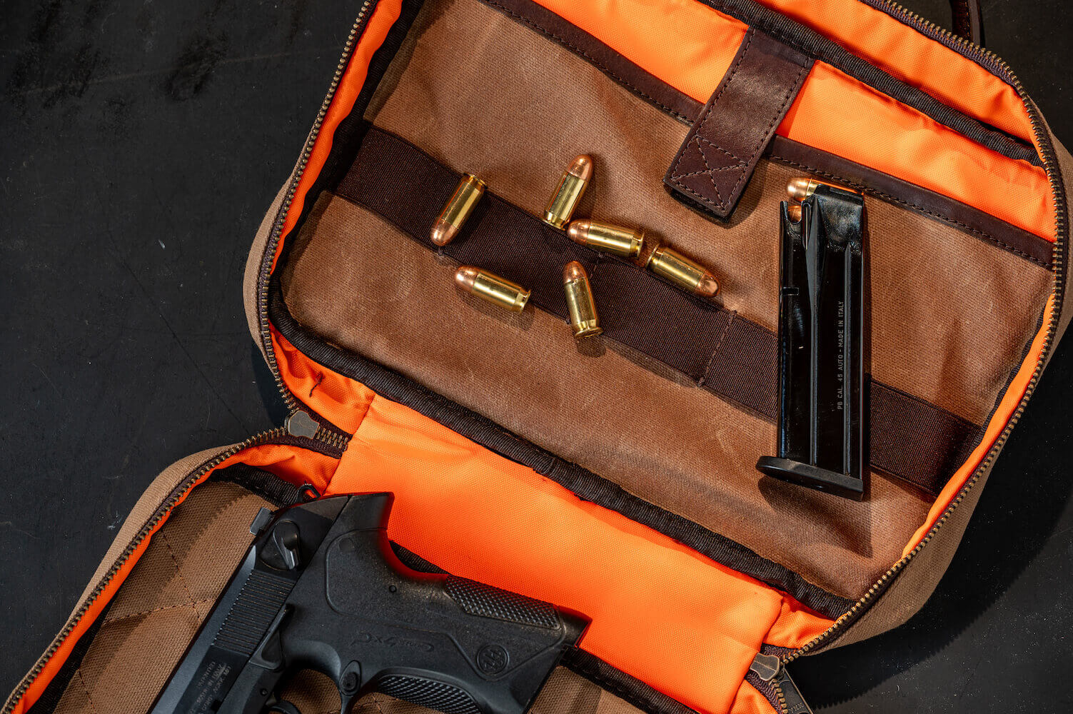 White Wing Waxed Canvas Deluxe Pistol Case