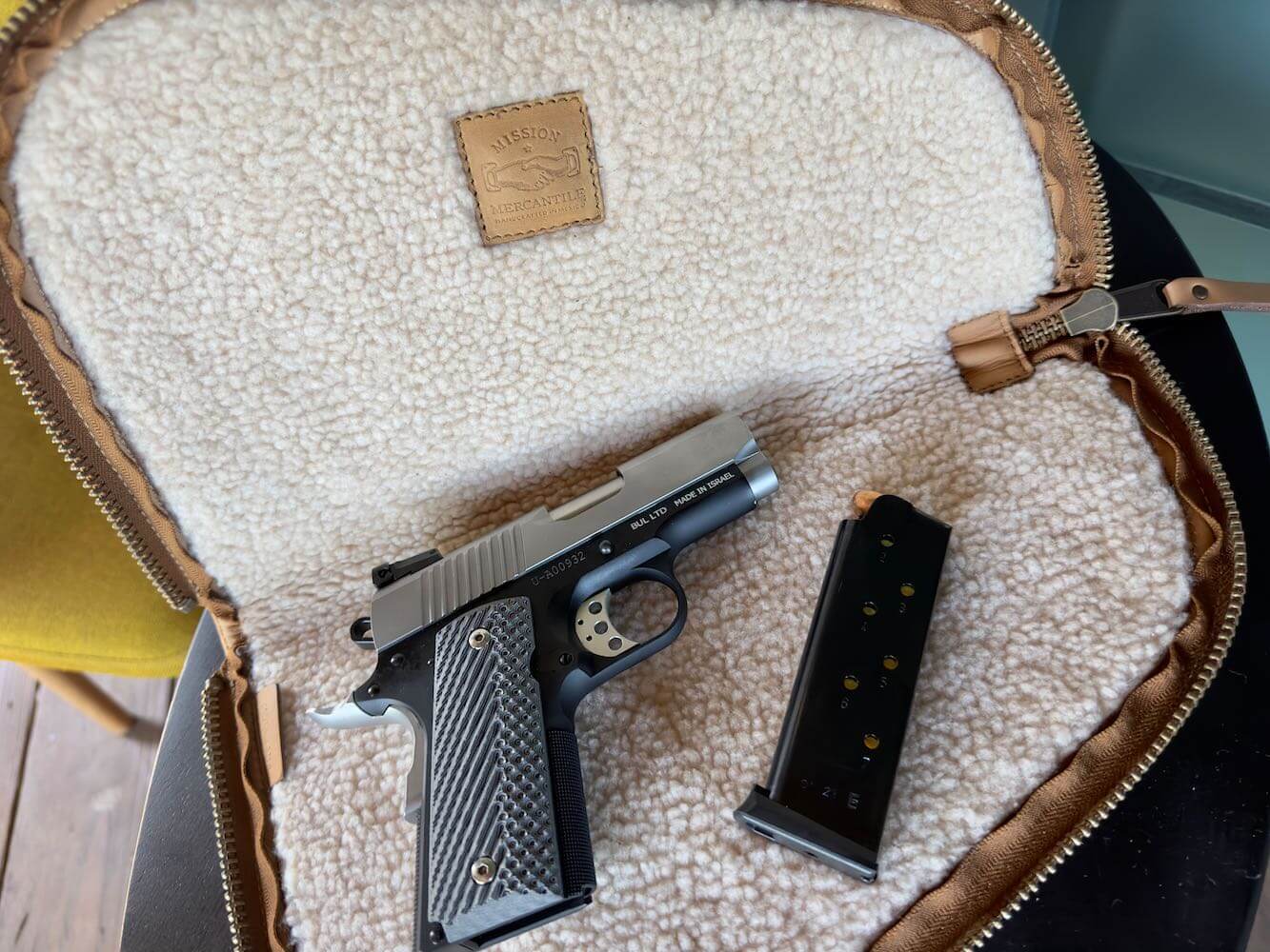 White Wing Waxed Canvas Hunting Pistol Case