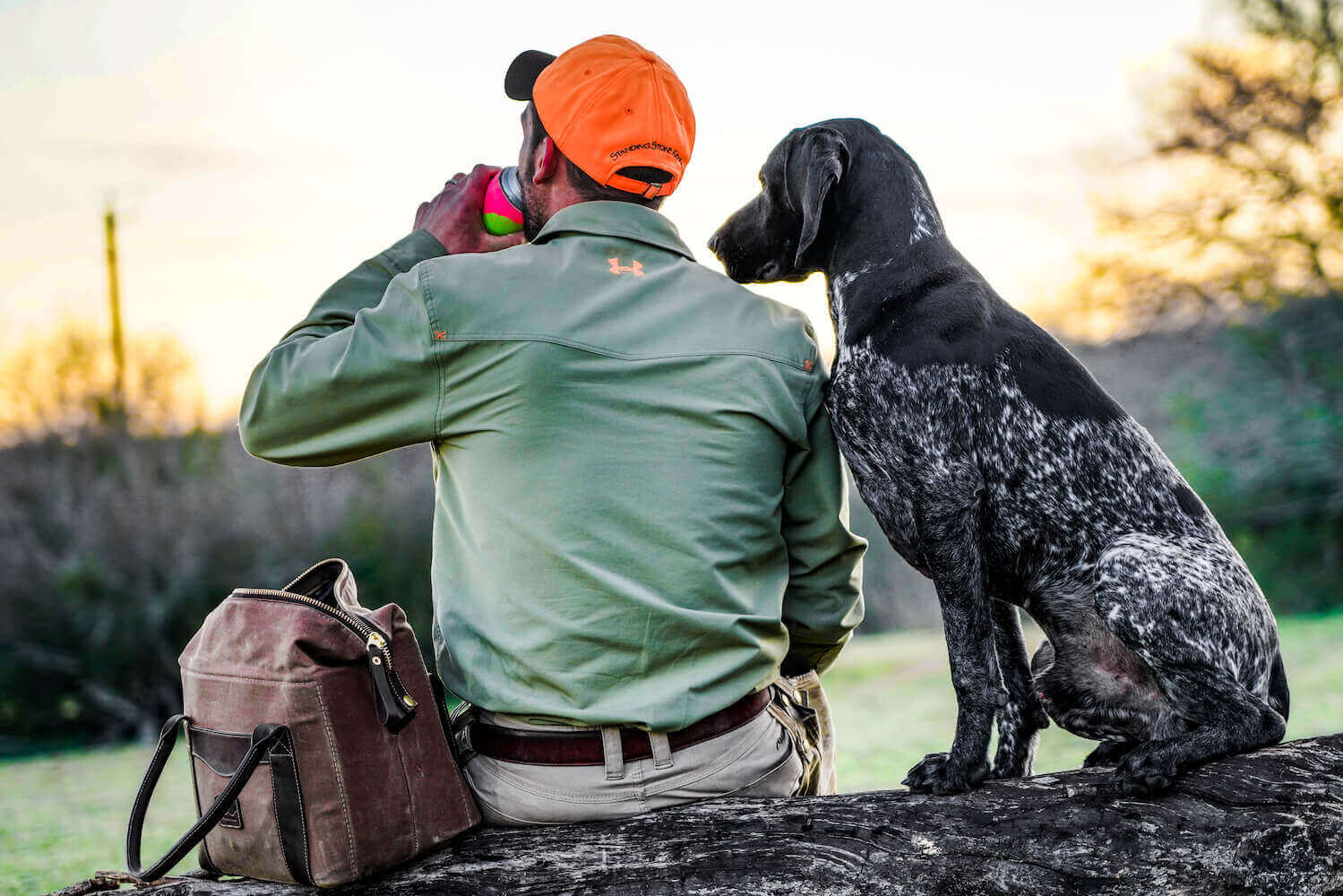 White Wing Waxed Canvas Cooler