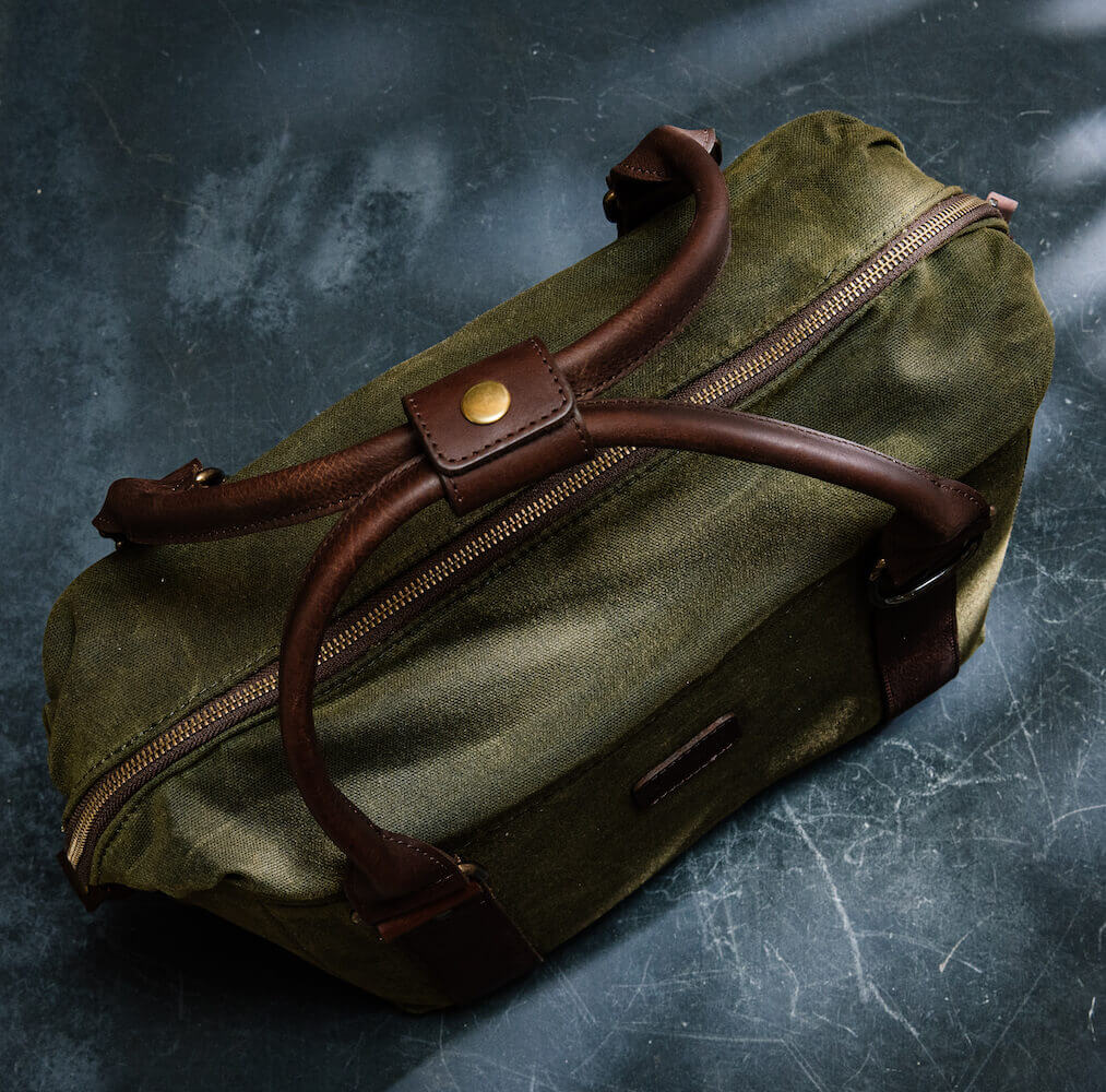 White Wing Waxed Canvas Cooler