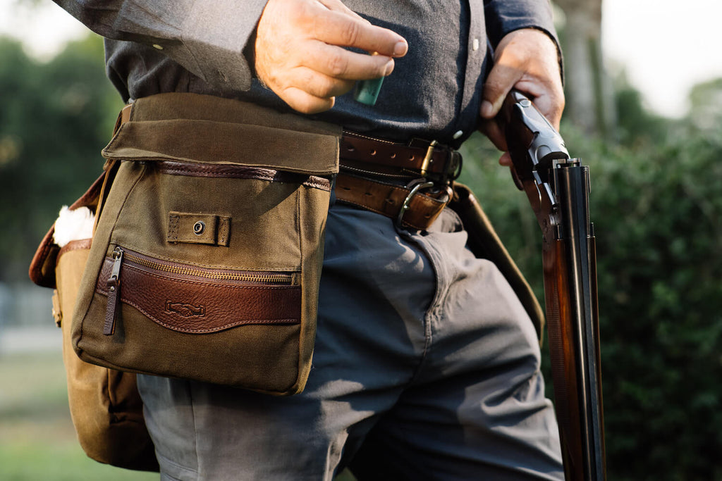 White Wing Waxed Canvas Hunting Game Bag Set
