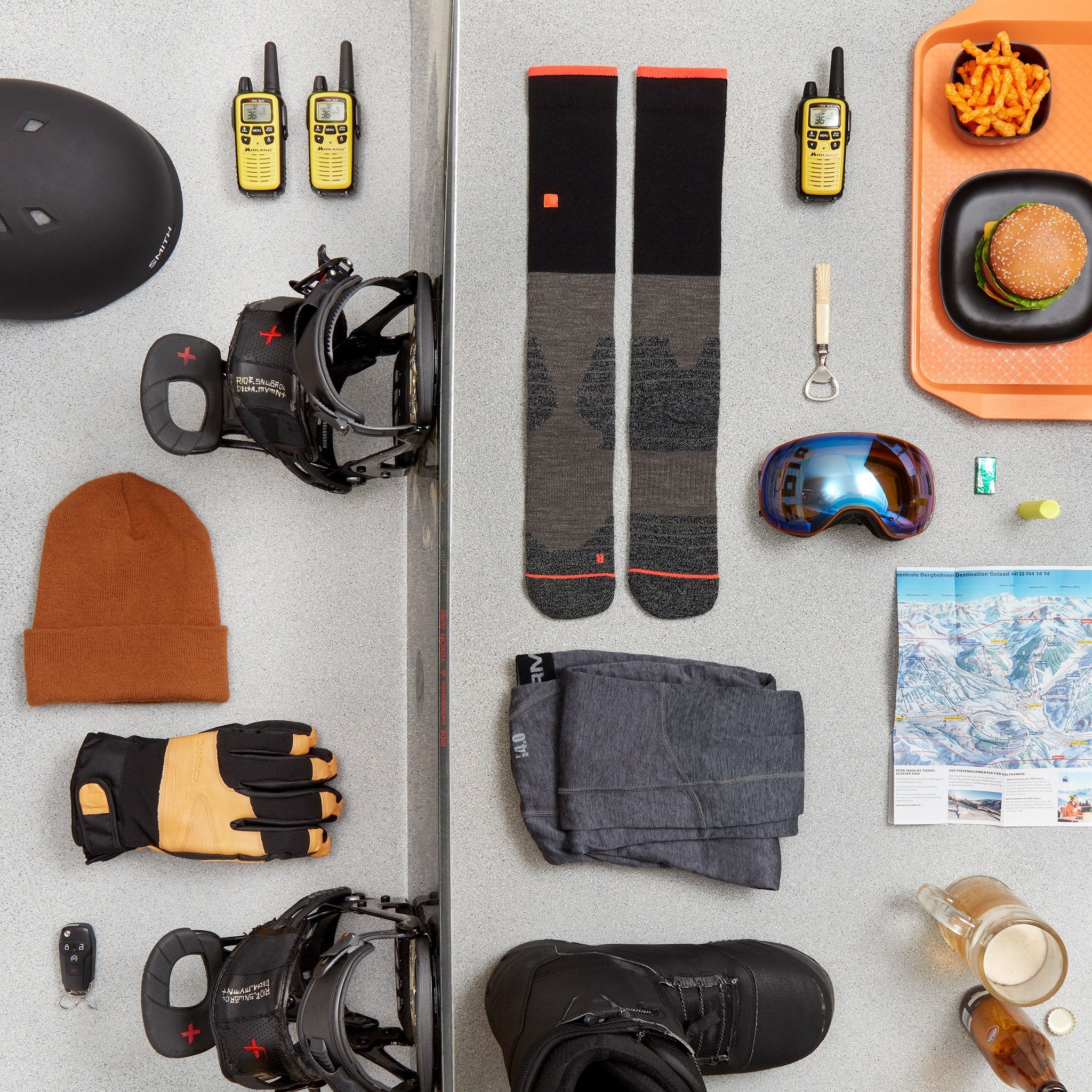 T3 Snowboard: Black Sky