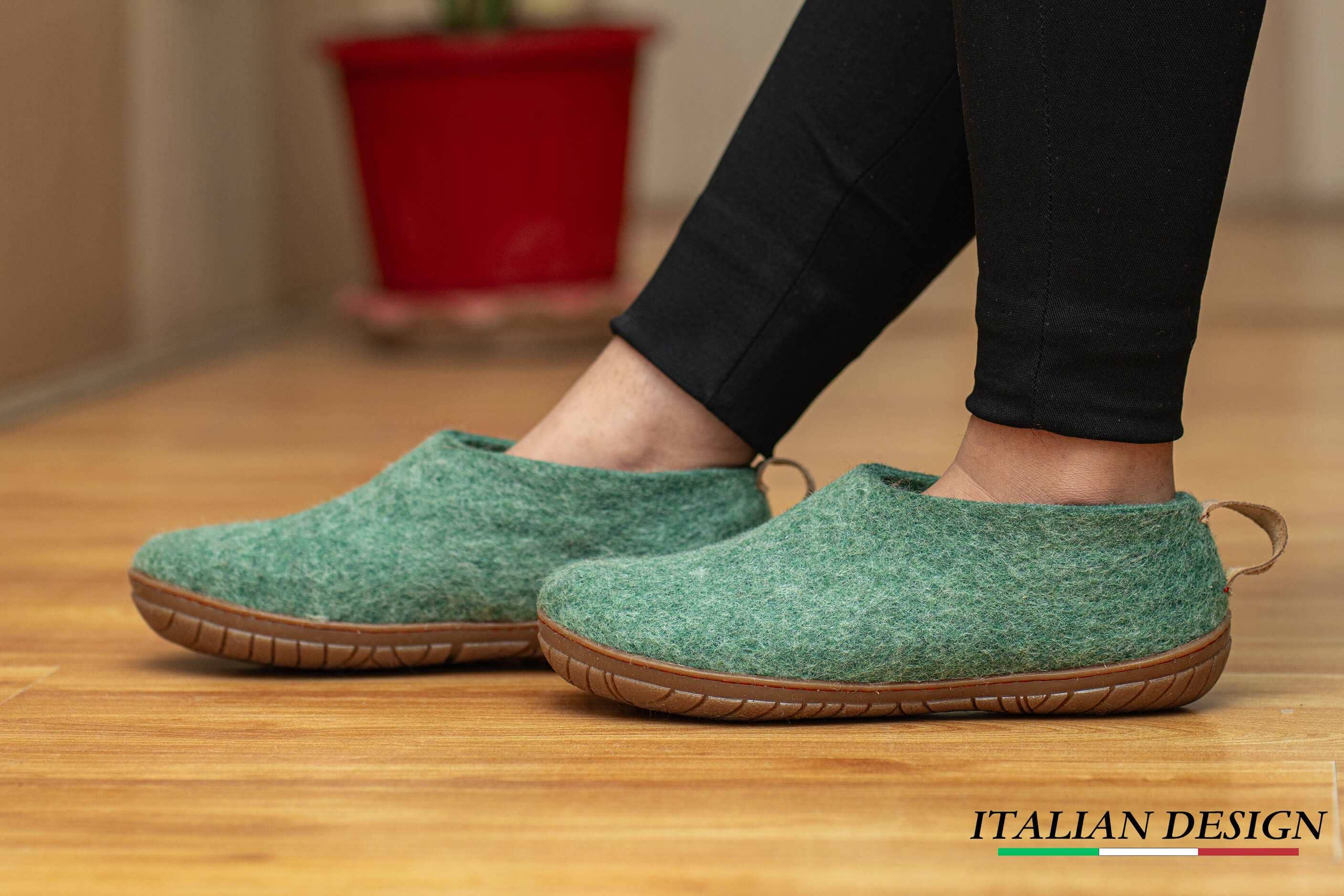 Outdoor Shoes With Rubber Sole - Jungle Green: 44