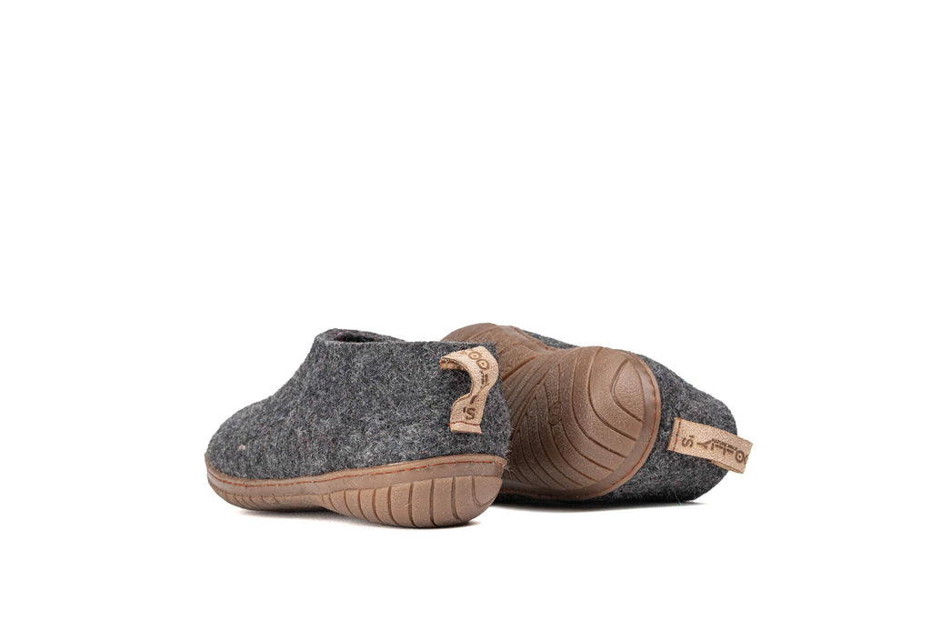 Outsole Shoe with Rubber Sole – Charcoal: 43