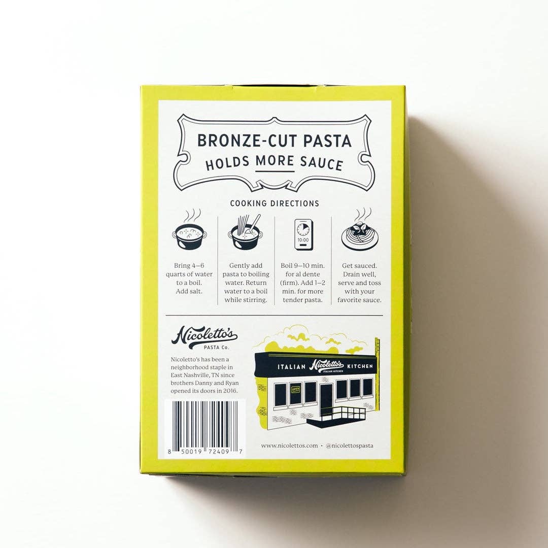 Bronze Cut Farfalle — Nicoletto's Pasta Co.