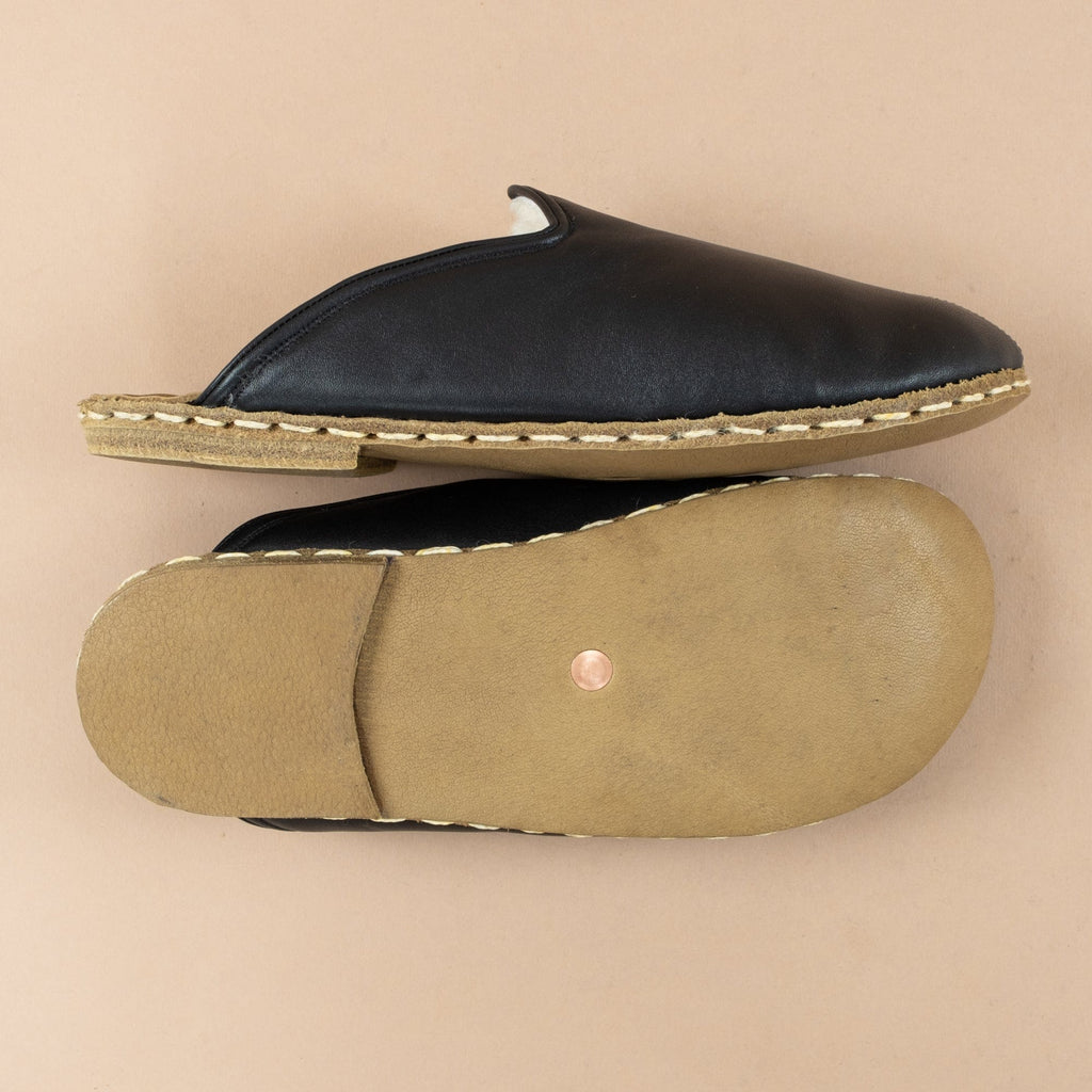 Women's Black Barefoot Shearlings