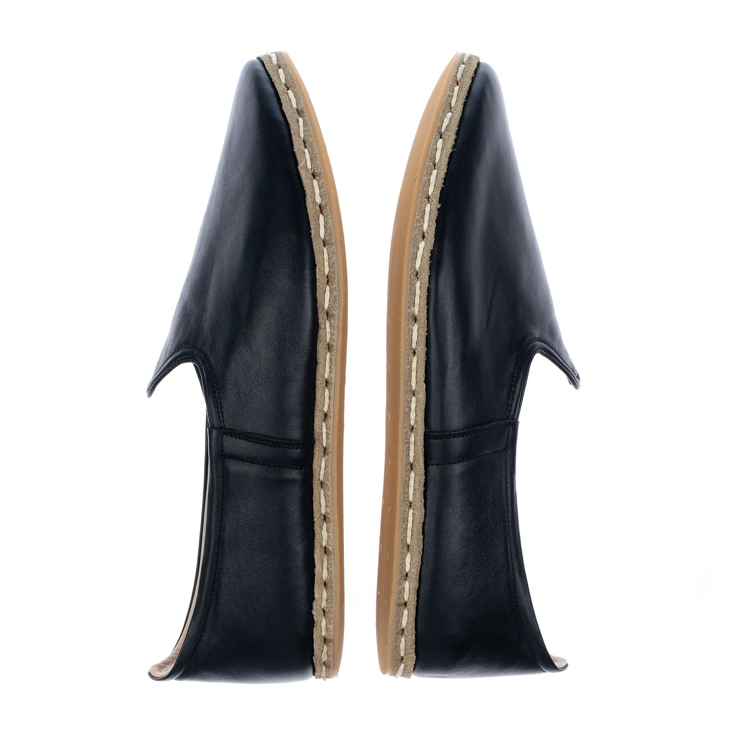 Men's Black Slip On Shoes