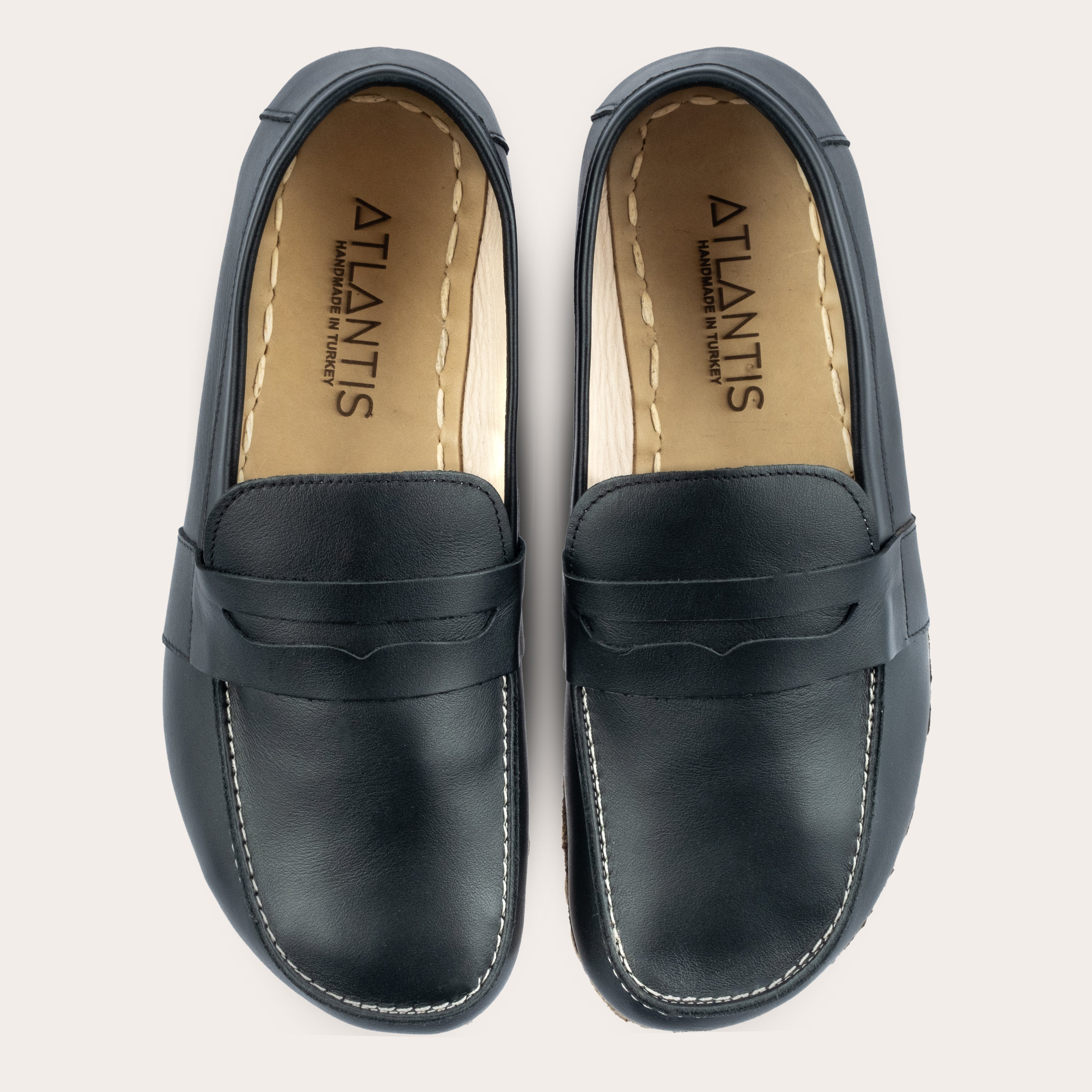 Women's Black Penny Loafers