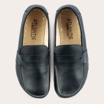 Men's Black Penny Loafers