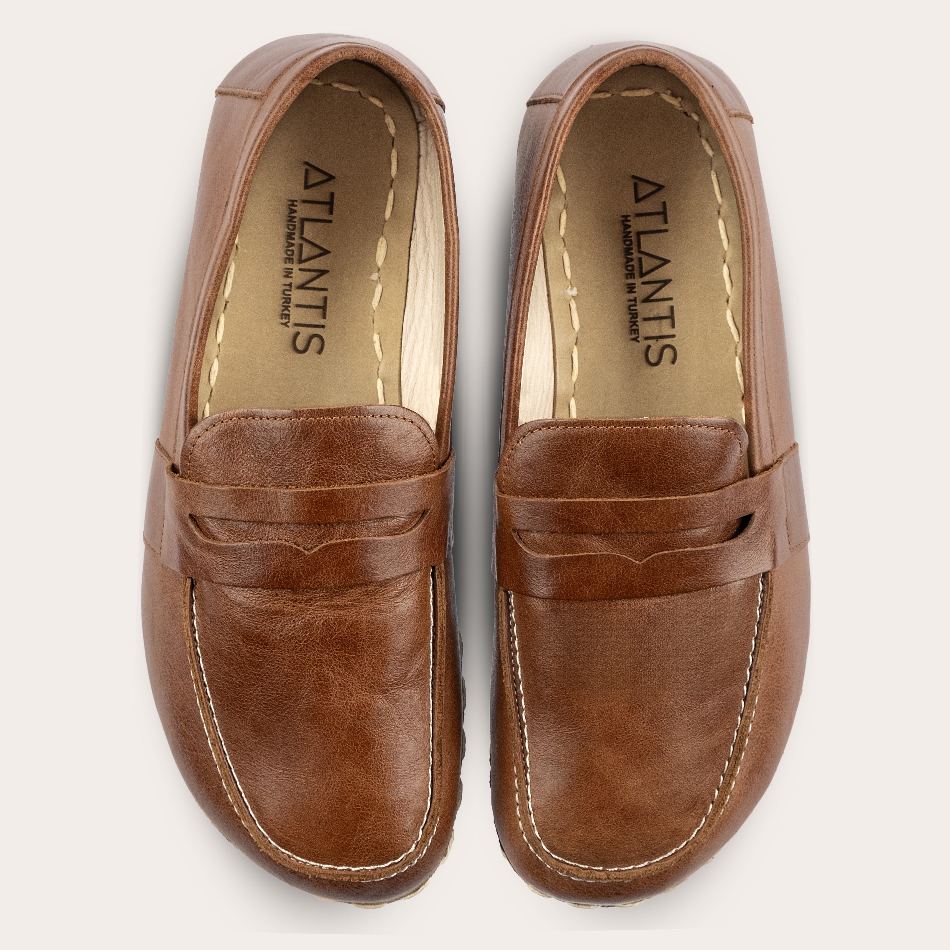 Men's Brown Penny Loafers