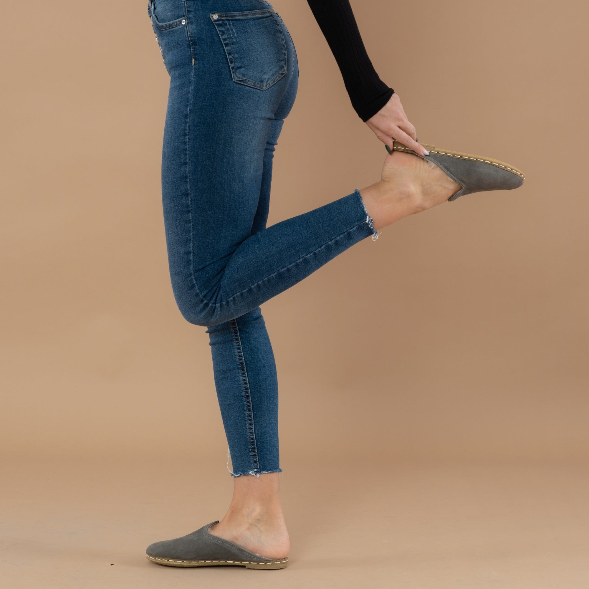 Women's Gray Shearlings