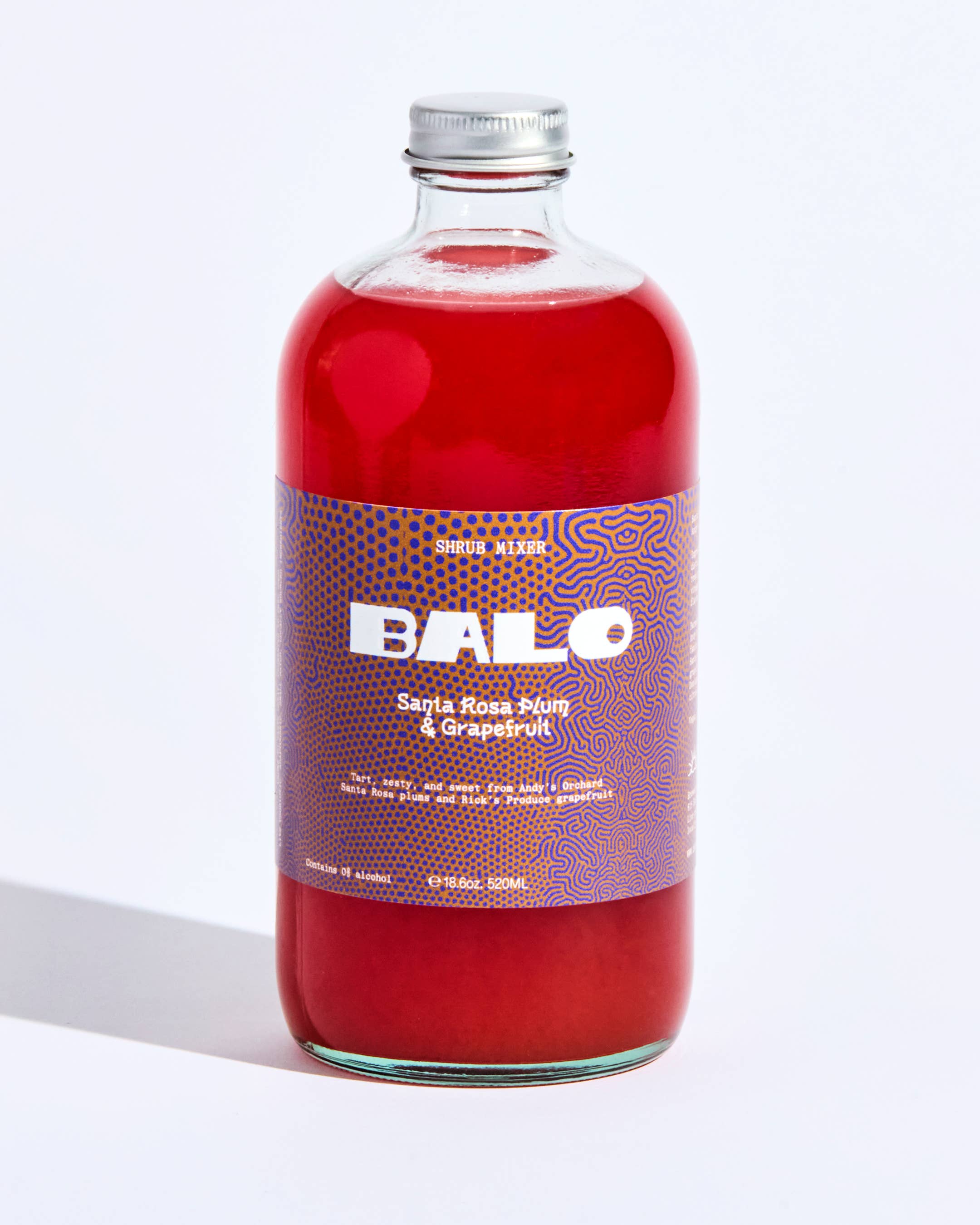 Santa Rosa Plum & Grapefruit Shrub Mixer — Balo