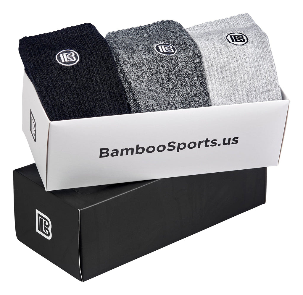 Premium Bamboo Rayon Crew Socks