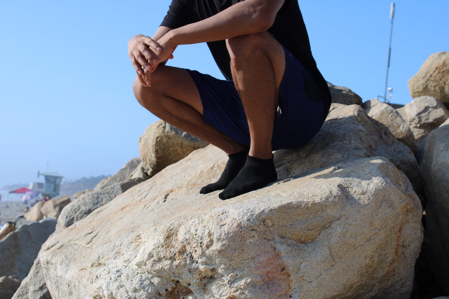 Unisex No Show Bamboo Rayon Socks