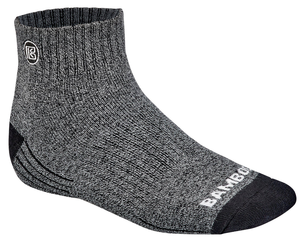 Premium Bamboo Rayon Quarter High Crew Socks