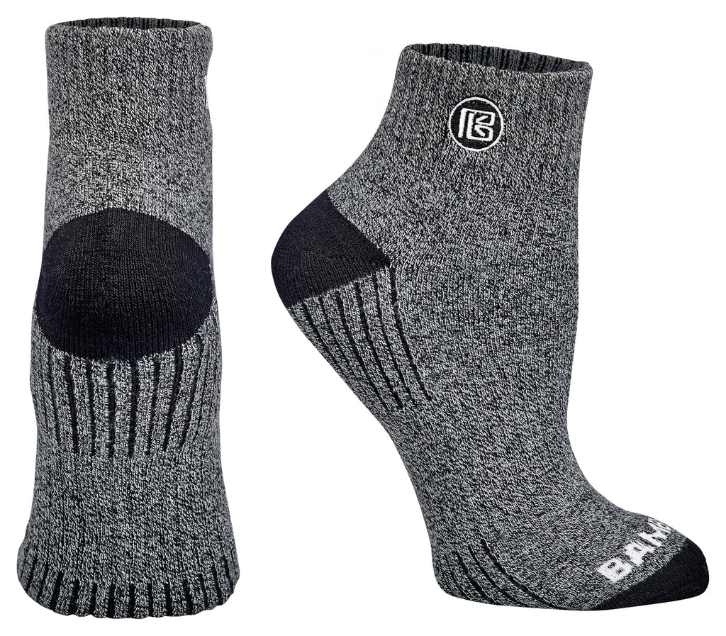 Premium Bamboo Rayon Quarter High Crew Socks