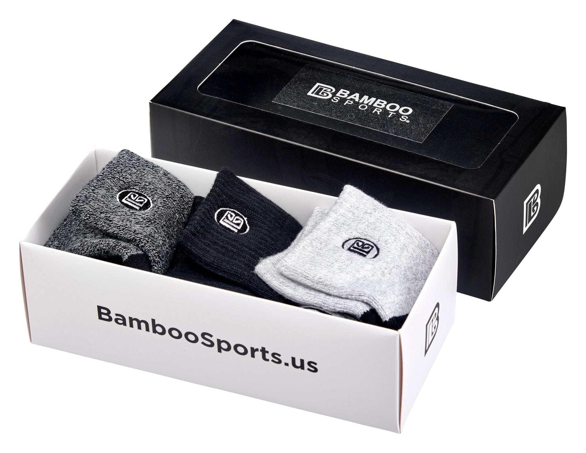 Premium Bamboo Rayon Quarter High Crew Socks
