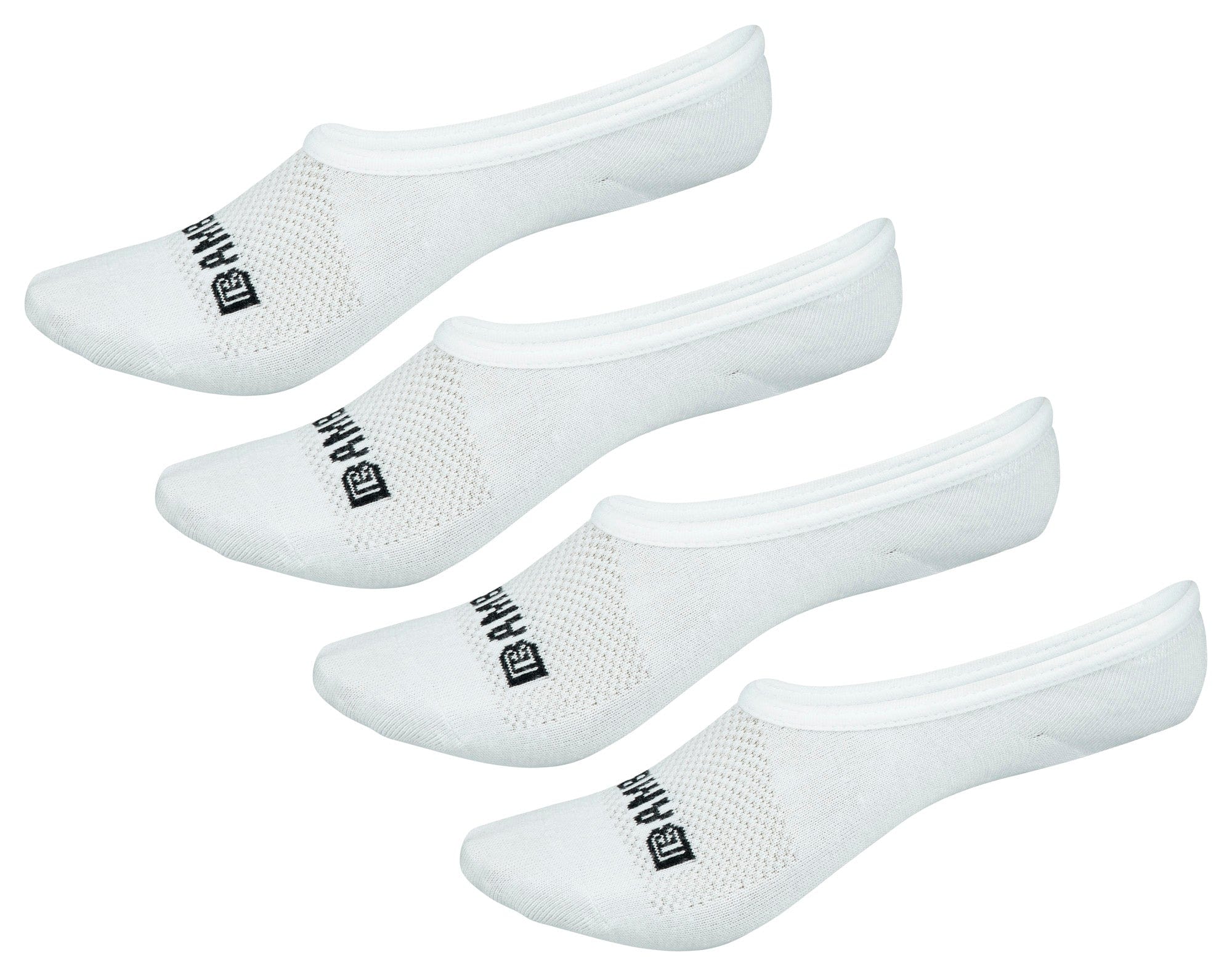 Bamboo Sports Super Low Cut No Show Bamboo Rayon Socks- Breathable, Moisture Wicking, Odor Eliminating, 4 Pair