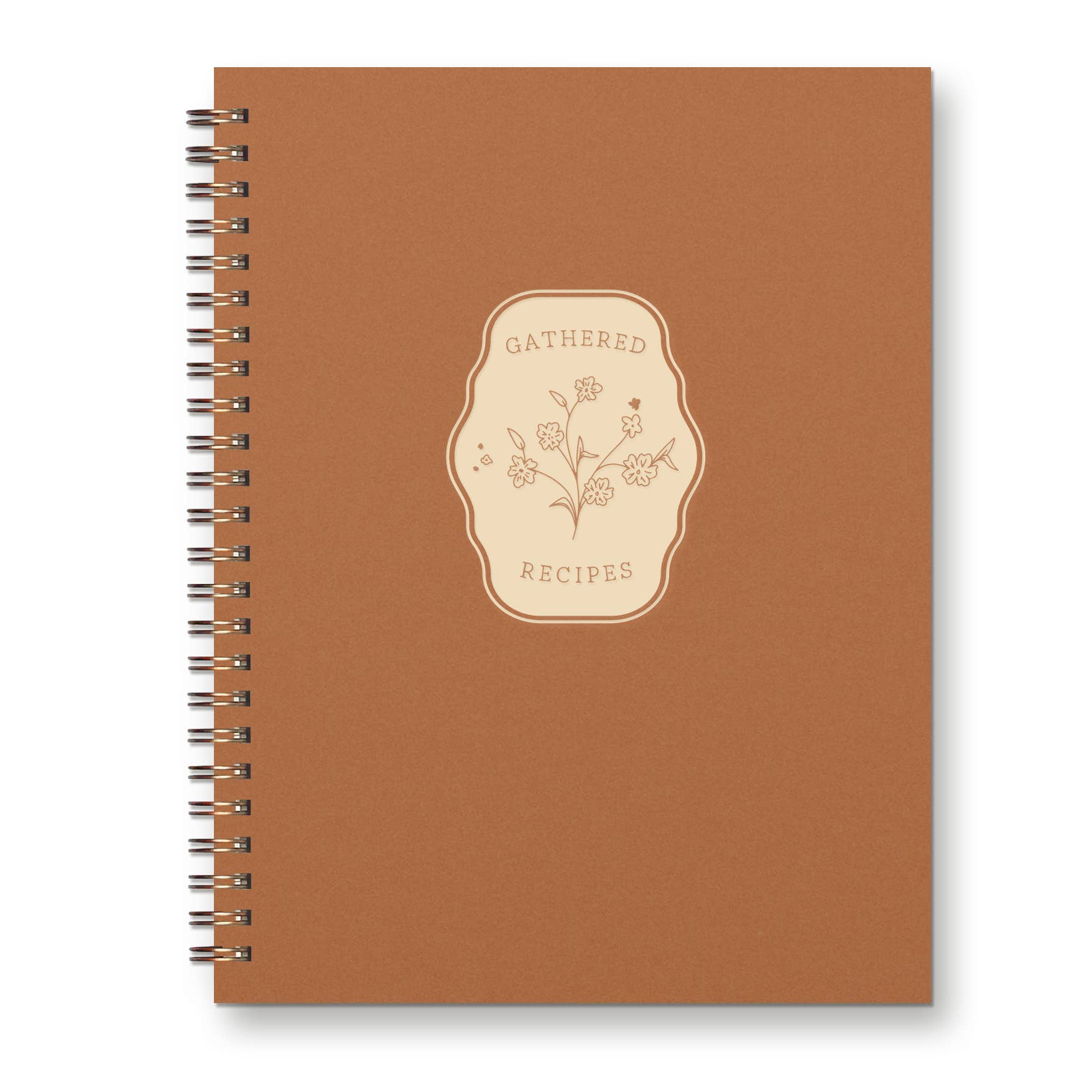 Gathered Recipes Recipe Book: Copper Cover | White Ink