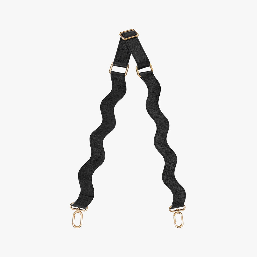 Starry Black Wavy Strap