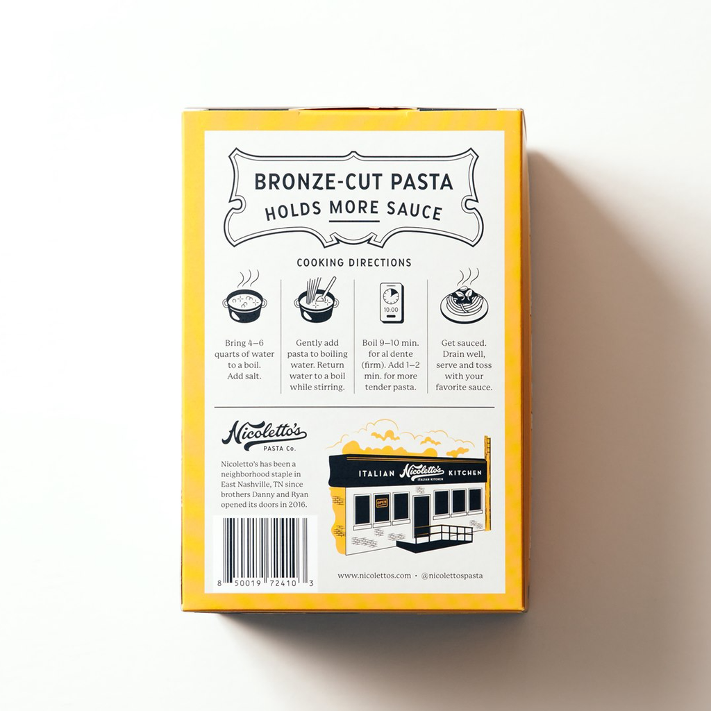 Bronze Cut Shells — Nicoletto's Pasta Co.