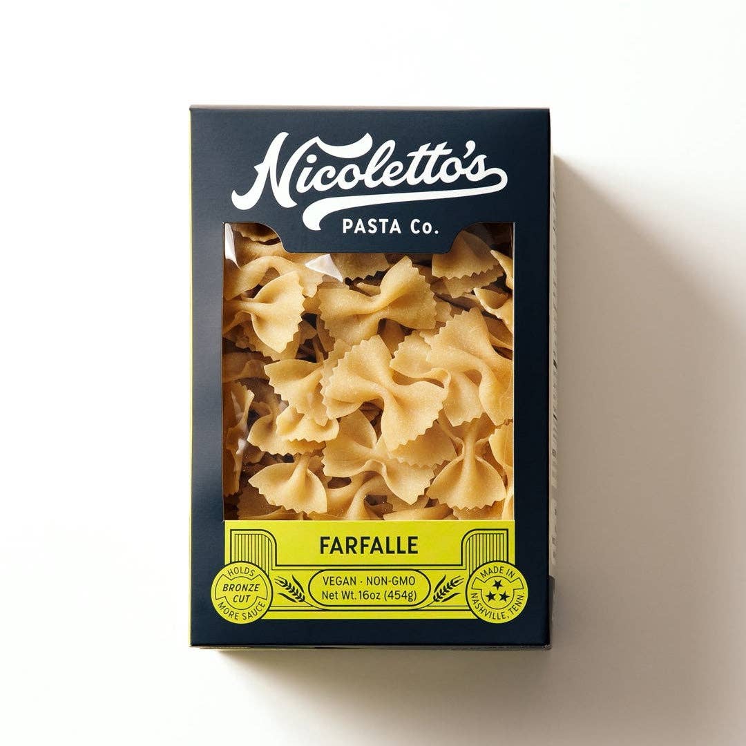Bronze Cut Farfalle — Nicoletto's Pasta Co.