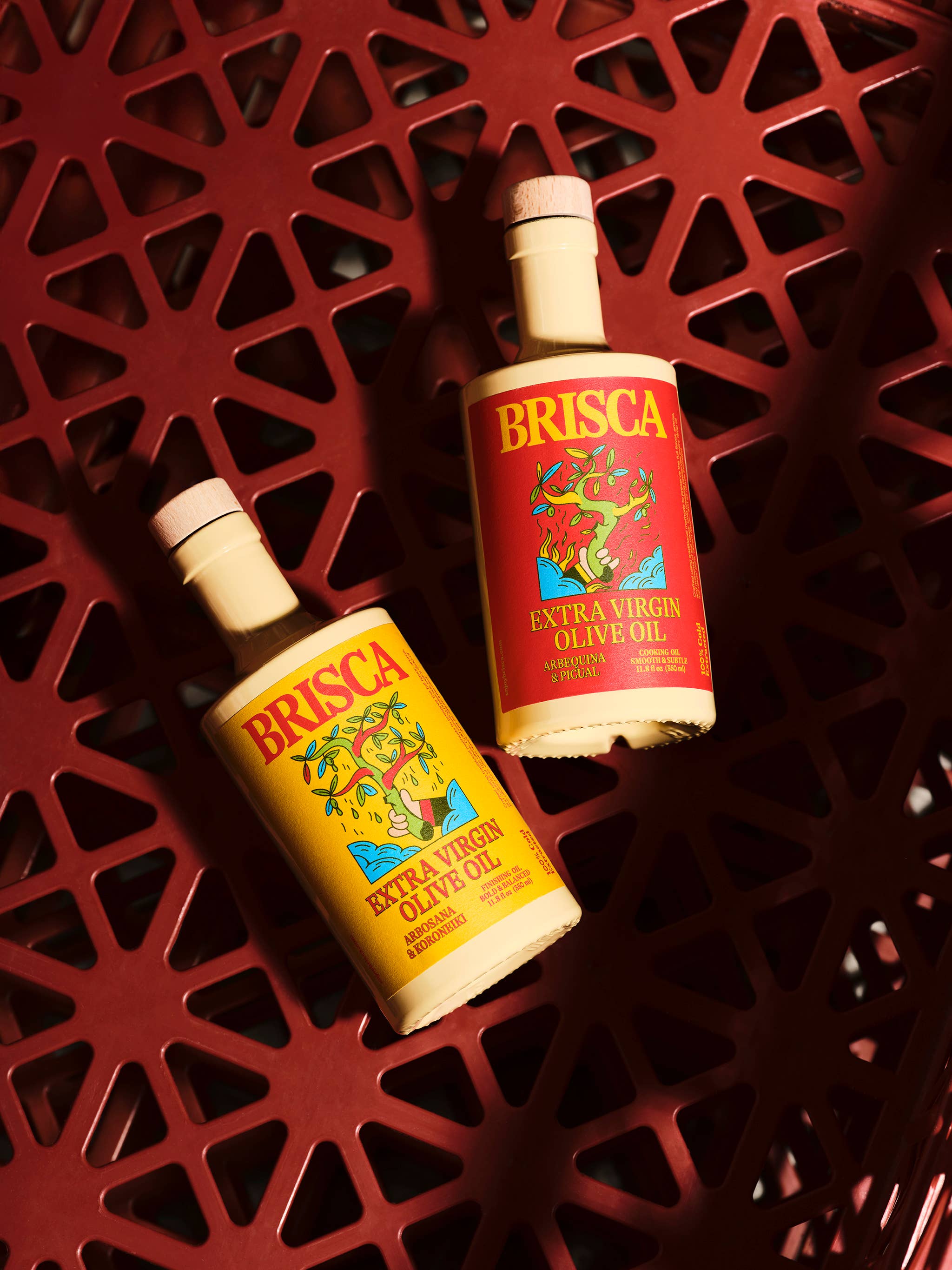 Arbosana & Koroneiki Extra Virgin Olive Oil — Brisca