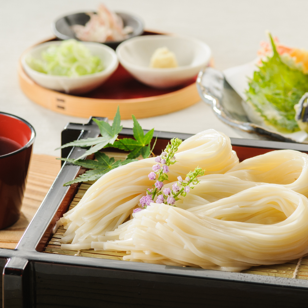Handmade Inaniwa Udon Noodles "Ogawa", 7.05 oz