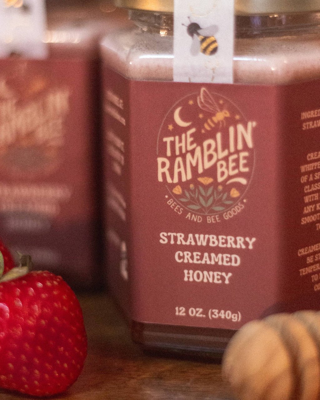 Strawberry Creamed Honey
