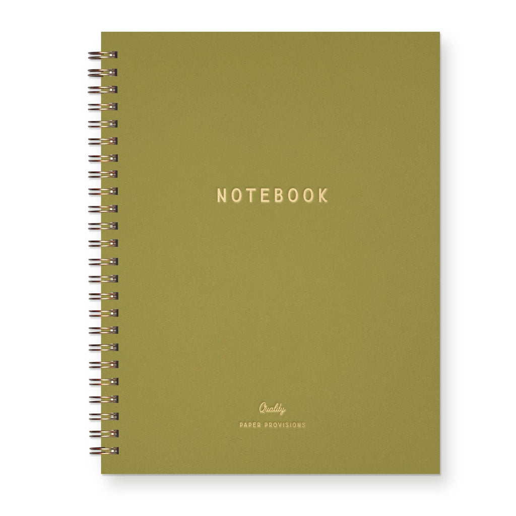 Signature Journal: Lined Notebook: Chartreuse Cover | Gold Foil