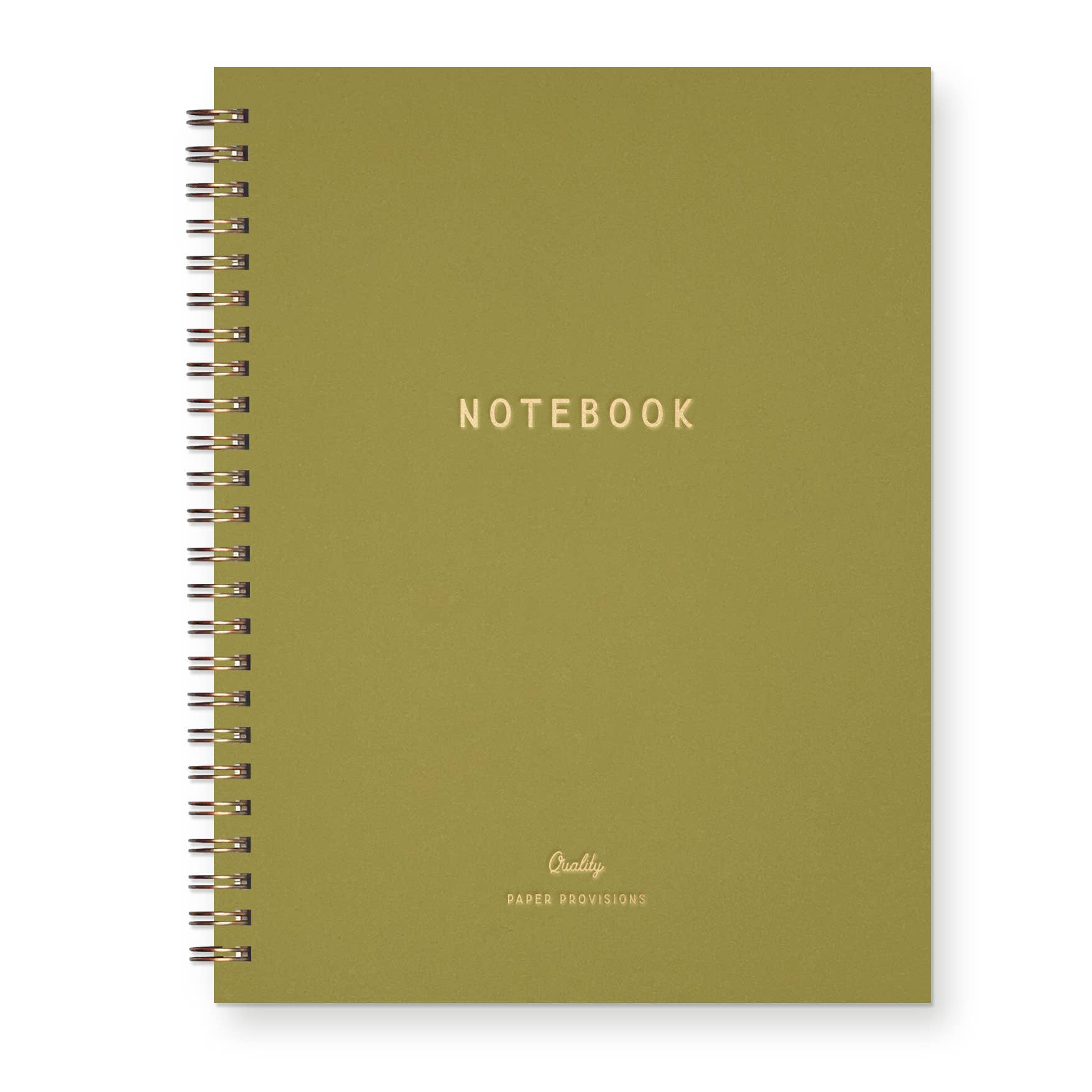 Signature Journal: Lined Notebook: Chartreuse Cover | Gold Foil