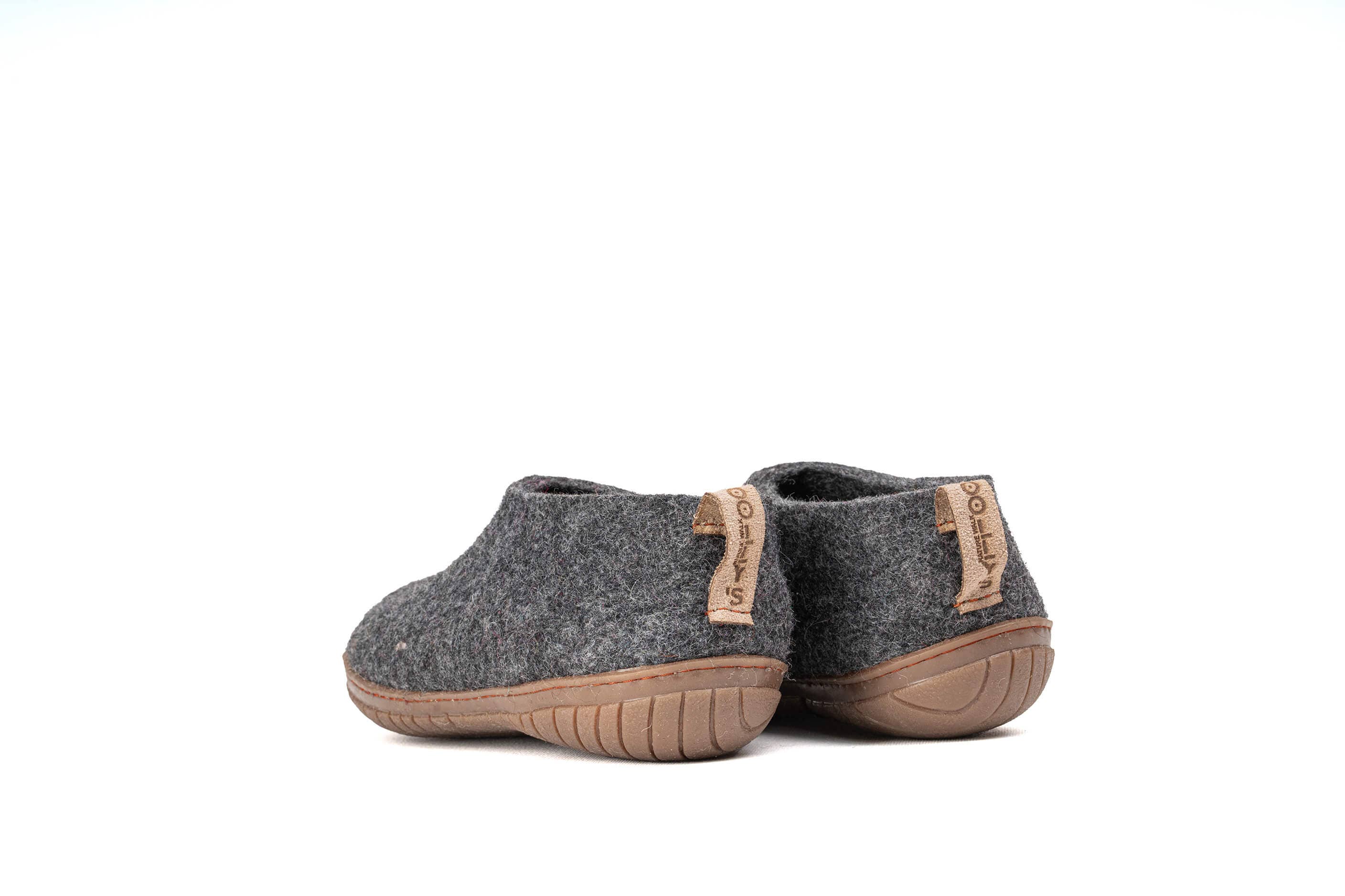 Outsole Shoe with Rubber Sole – Charcoal: 38