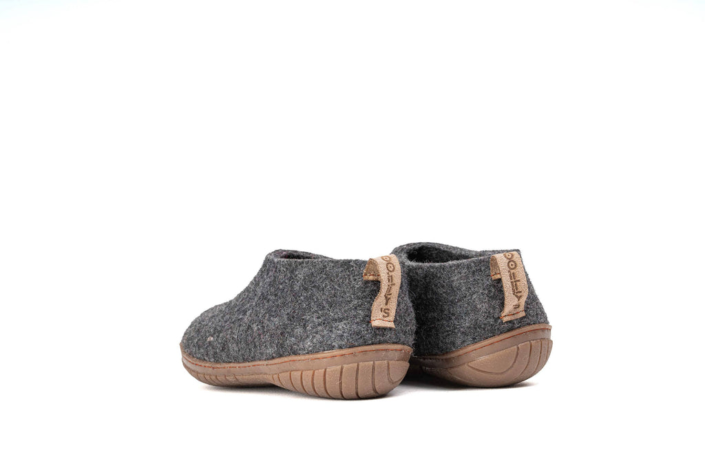 Outsole Shoe with Rubber Sole – Charcoal: 41