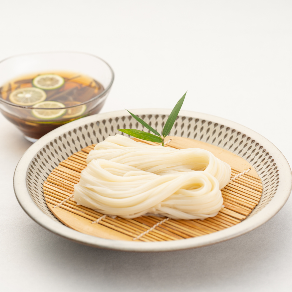 Handmade Inaniwa Udon Noodles "Ogawa", 7.05 oz