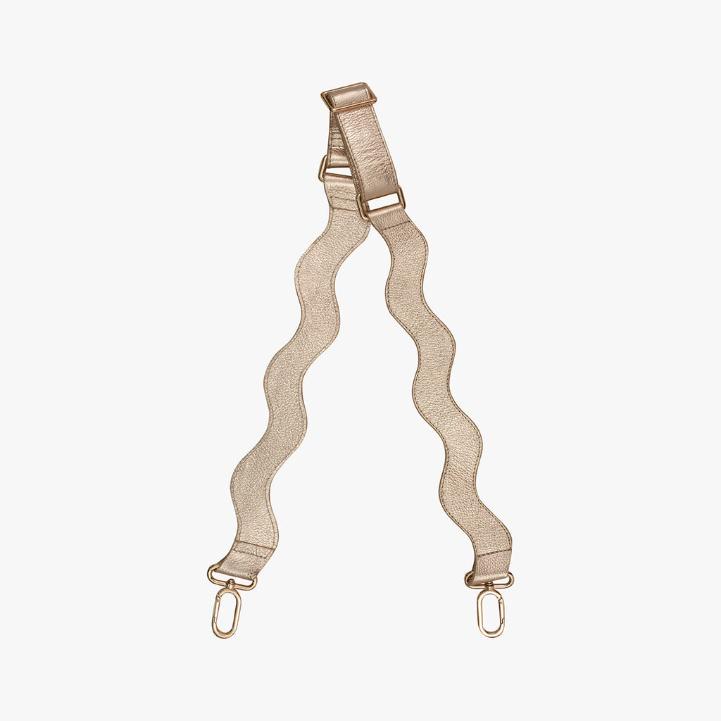 Brilliant Gold Wavy Strap